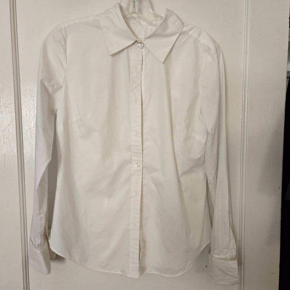 Kenar White Button Down Shirt - Size Small